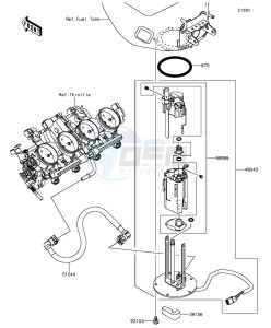 NINJA ZX-6R ABS ZX636FGFA GB XX (EU ME A(FRICA) drawing Fuel Pump