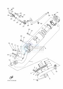 YFZ450R YFZ45YSXK (BW2H) drawing EXHAUST