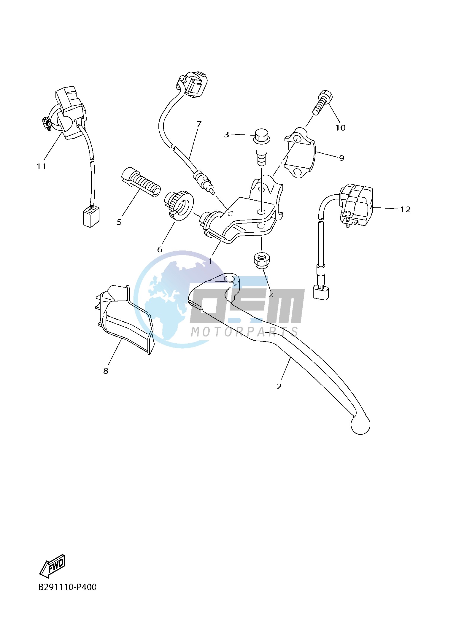 HANDLE SWITCH & LEVER