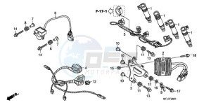 CBR600RRA Europe Direct - (ED) drawing SUB HARNESS