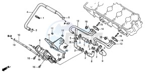 CB600F2 HORNET S drawing AIR SUCTION VALVE