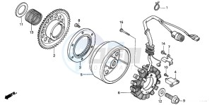 TRX300FW FOURTRAX drawing GENERATOR