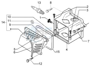 Fly 50 4t drawing Cylinder head cover