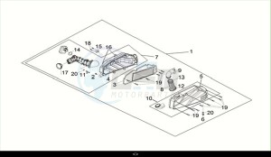 CRUISYM 125 (LV12W3-EU) (M2) drawing AIR CLEANER