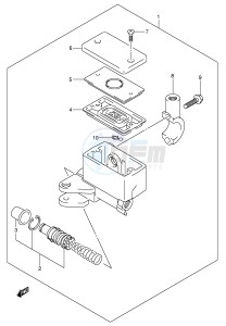 SV1000 (E2) drawing FRONT MASTER CYLINDER (SV1000 U1 U2)