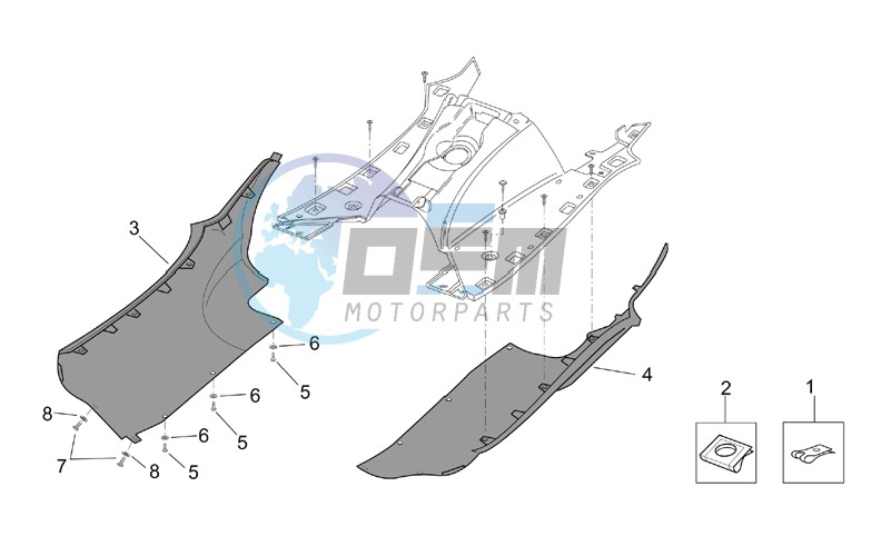 Central body - Side fairings