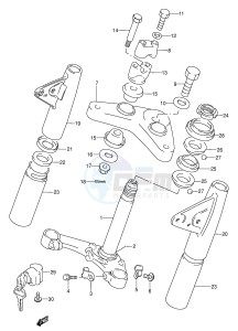 AX100 (E94) drawing STEERING STEM