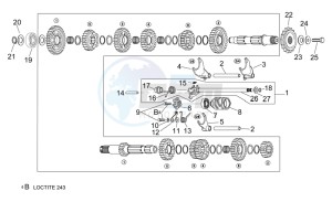 RSV 2 1000 drawing Gear box selector