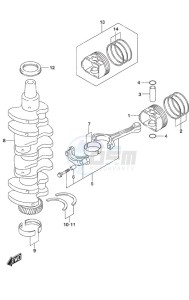 DF 70A drawing Crankshaft