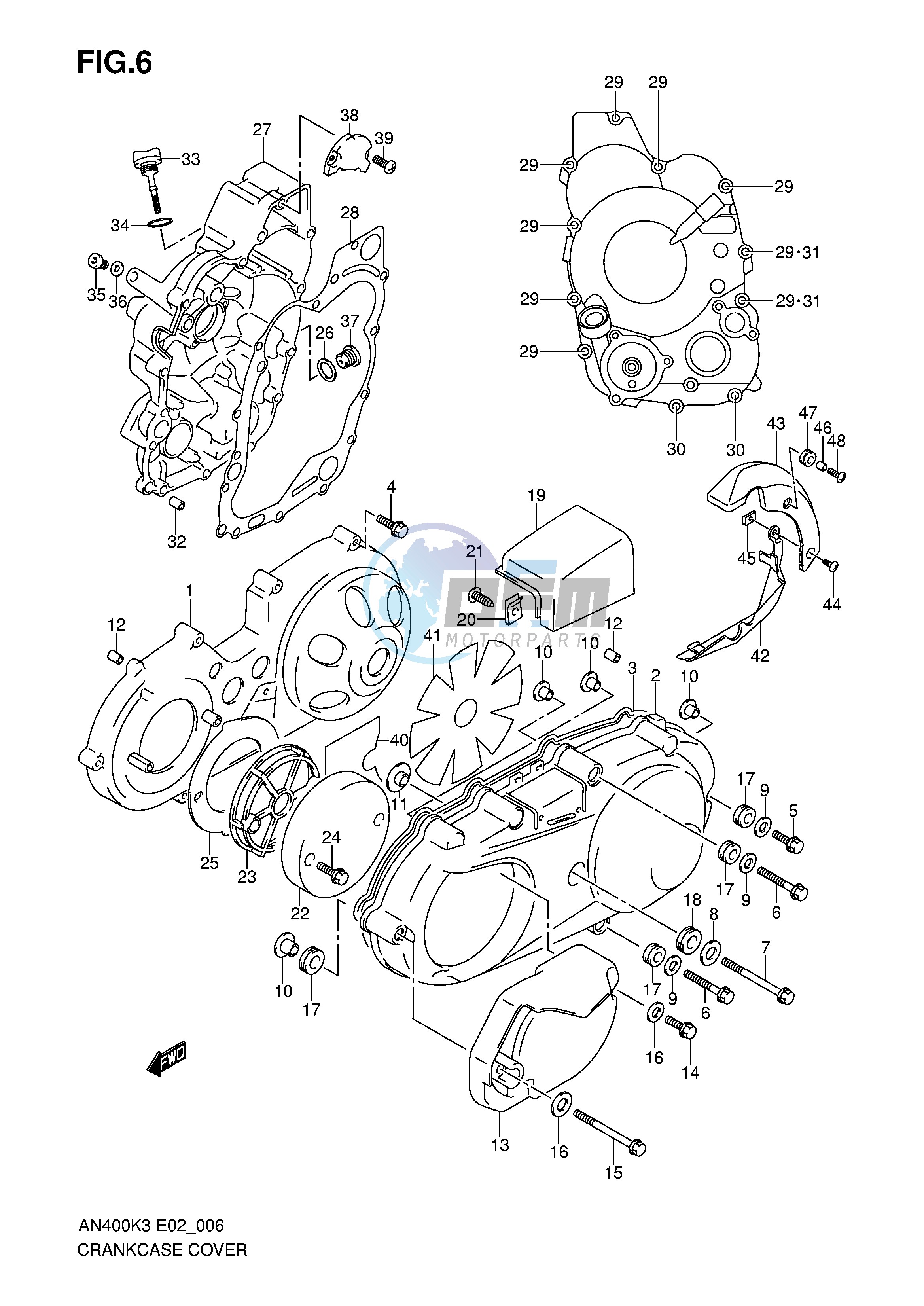 CRANKCASE COVER