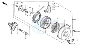 TRX350TM RANCHER S drawing RECOIL STARTER