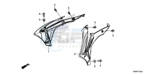 CRF250RE CRF250R Europe Direct - (ED) drawing RADIATOR SHROUD