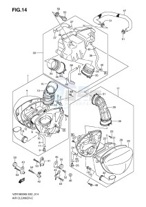 VZR1800 (E2) INTRUDER drawing AIR CLEANER