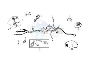 EURO MX EU2 - 150 cc drawing ELECTRICAL DEVICES