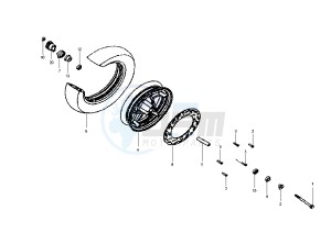 EURO MX - 150 cc drawing FRONT WHEEL