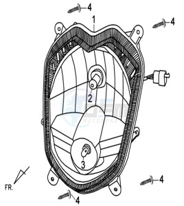 ORBIT II 50 drawing HEADLAMP CPL