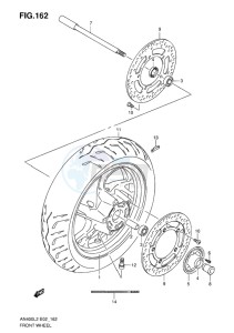 AN400 ABS BURGMAN EU drawing FRONT WHEEL