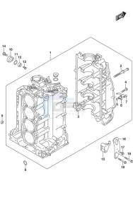 DF 175AP drawing Cylinder Block