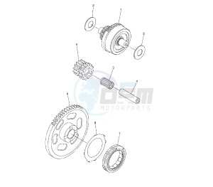 WR F 450 drawing STARTING CLUTCH