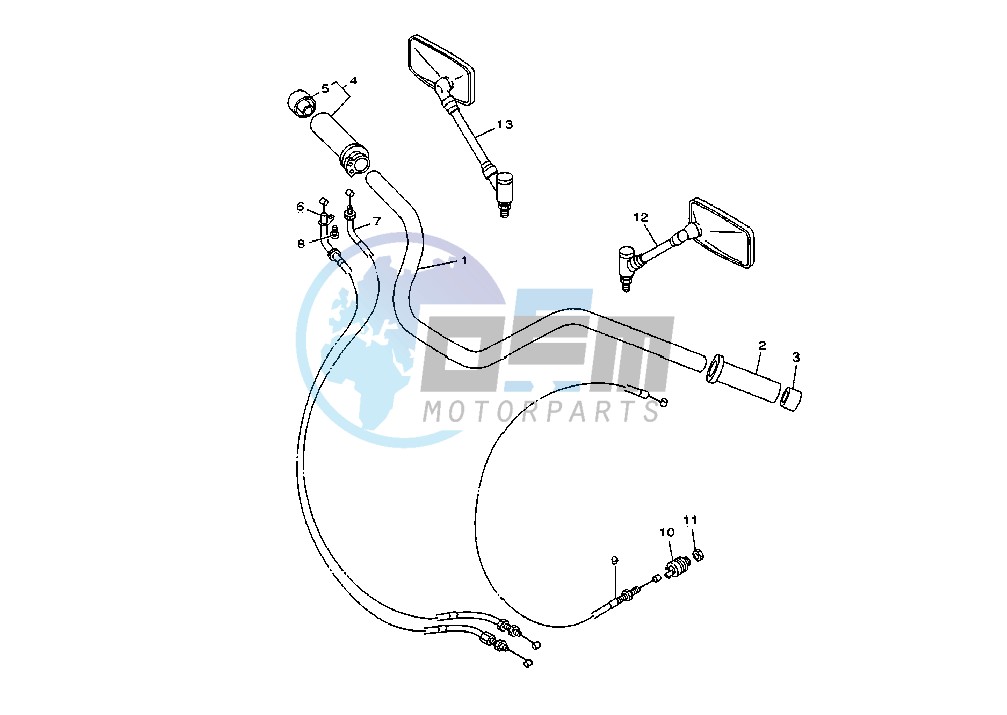 STEERING HANDLE -CABLE