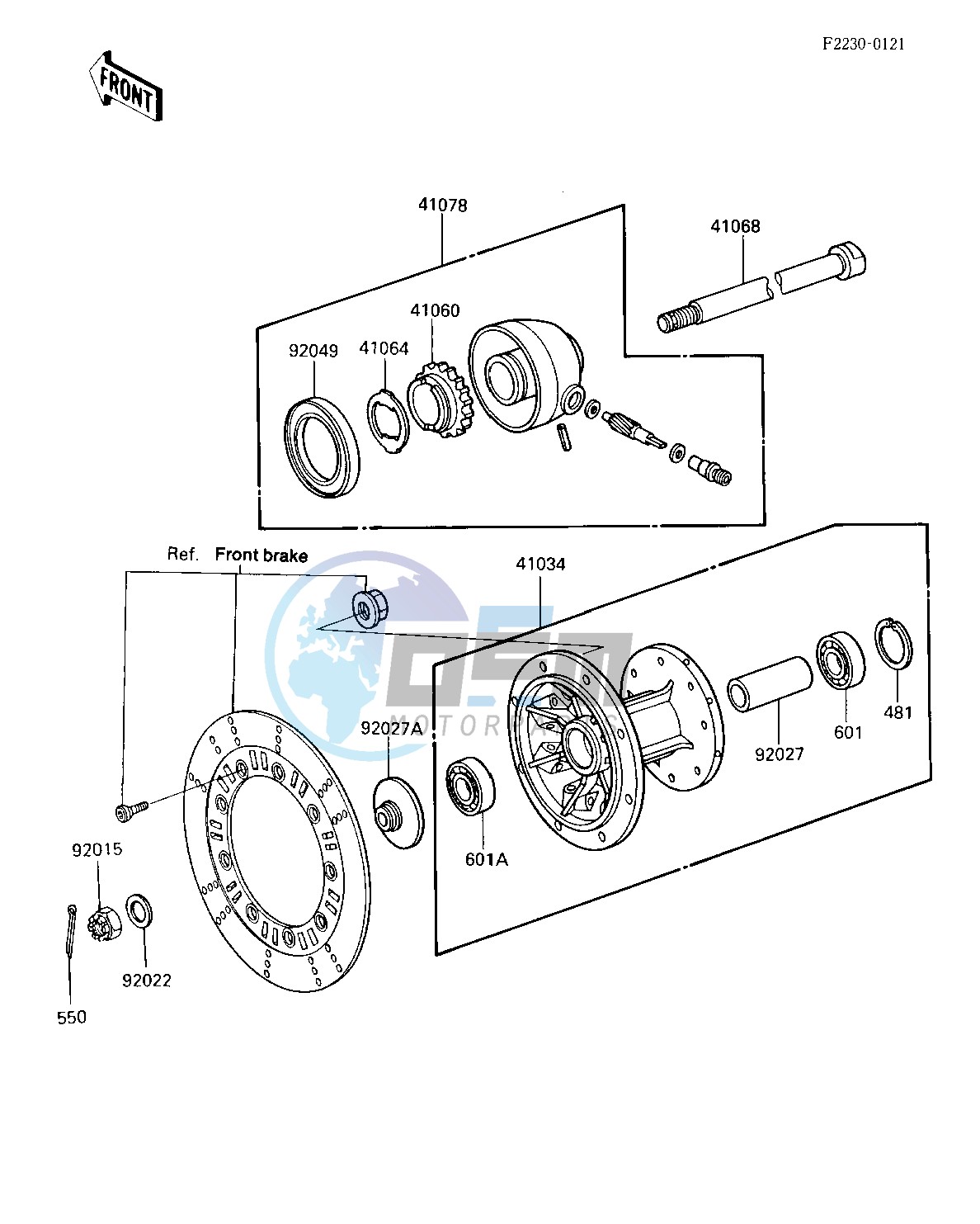 FRONT HUB