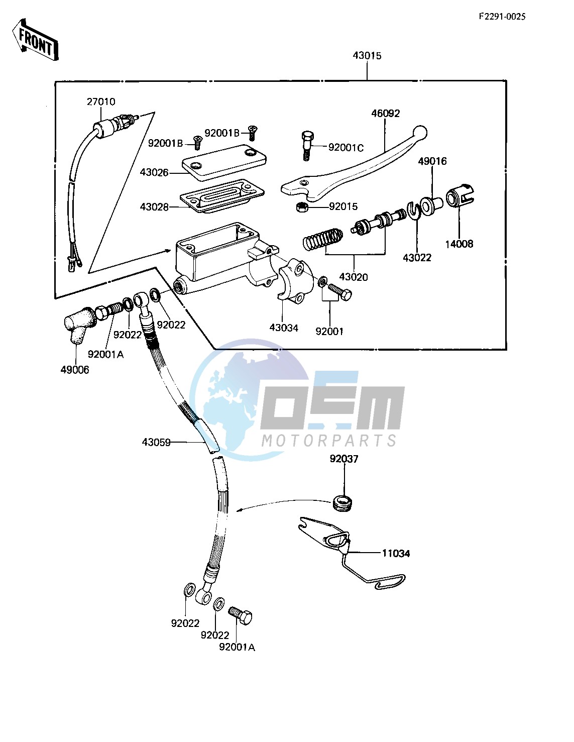 FRONT MASTER CYLINDER