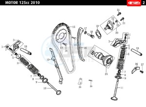 TANGO-125-BLACK drawing VALVES - DISTRIBUTION CHAIN