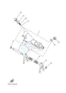 YXC700E VIKING VI EPS (2US5) drawing SHIFT CAM & FORK