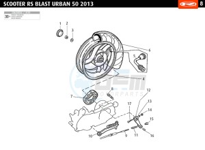 BLAST-URBAN-WHITE 50 drawing REAR WHEEL