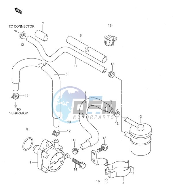 Fuel Pump (S/N 680685 & Older)