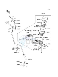 1400GTR_ABS ZG1400CEF FR GB XX (EU ME A(FRICA) drawing Clutch Master Cylinder