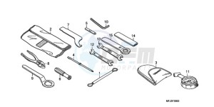 CBR600RR9 U / MME SPC 2U drawing TOOLS