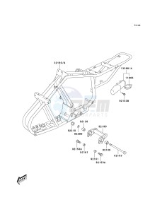 KSF 80 A [KFX80] (A6F) A6F drawing FRAME