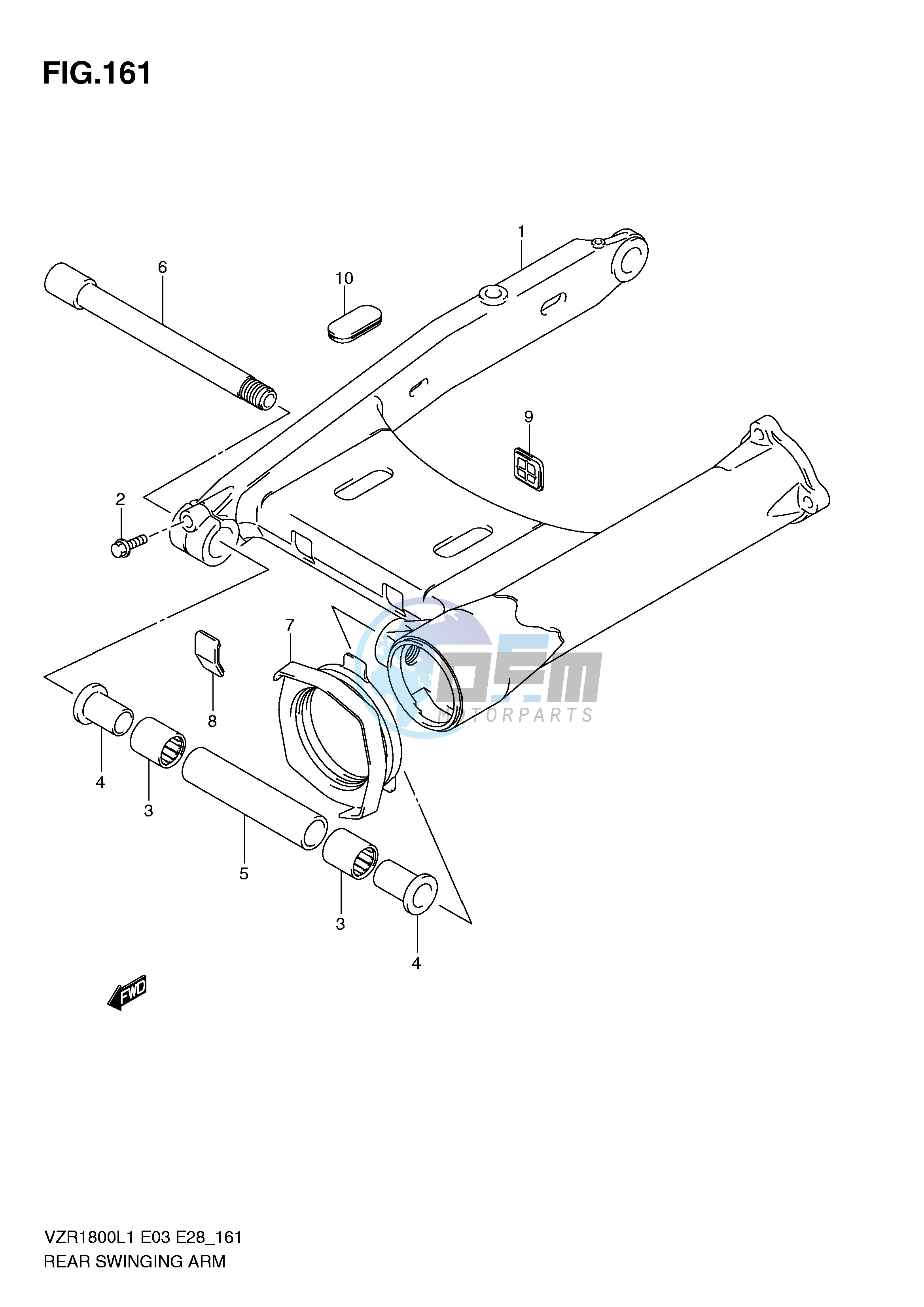 REAR SWINGING ARM