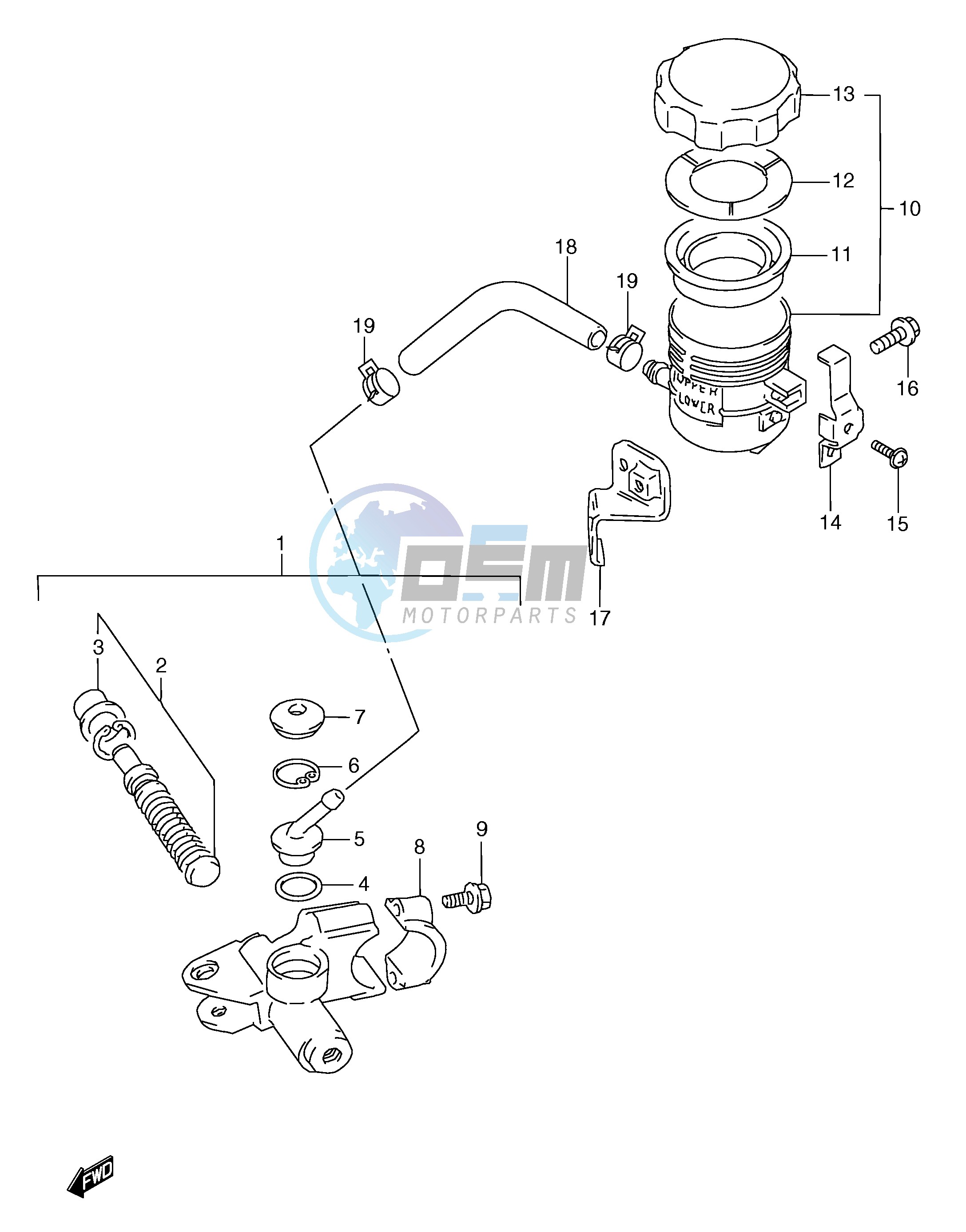 FRONT MASTER CYLINDER