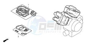 VT750CA drawing GASKET KIT A