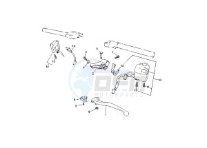 TZR 50 drawing HANDLE SWITCH- LEVER