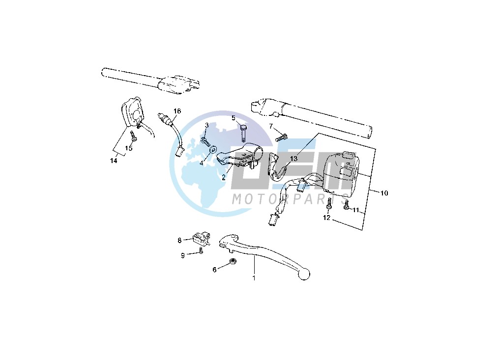 HANDLE SWITCH- LEVER