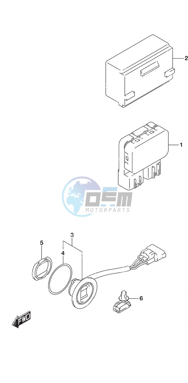 PTT Switch Remote Control w/Power Tilt