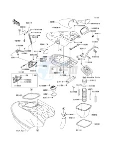 JH 1200 B [ULTRA 150] (B1-B3) [ULTRA 150] drawing HULL FRONT FITTINGS