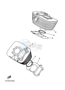 XV250 XV250M (BJP3) drawing CYLINDER