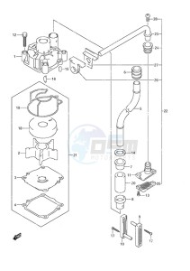 DF 140A drawing Water Pump