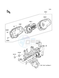 Z1000SX ZX1000GCF FR GB XX (EU ME A(FRICA) drawing Meter(s)