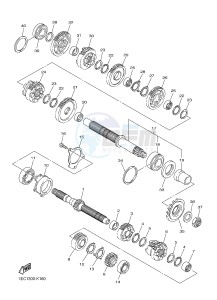 FZ1-N FZ1 (NAKED) 1000 (1EC4 1EC5 1EC6) drawing TRANSMISSION