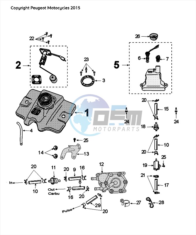 TANK AND FUEL PUMP