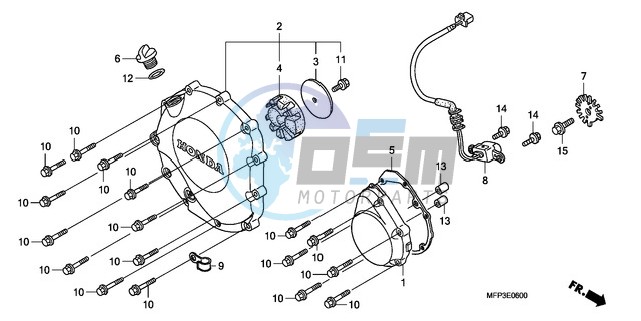 RIGHT CRANKCASE COVER