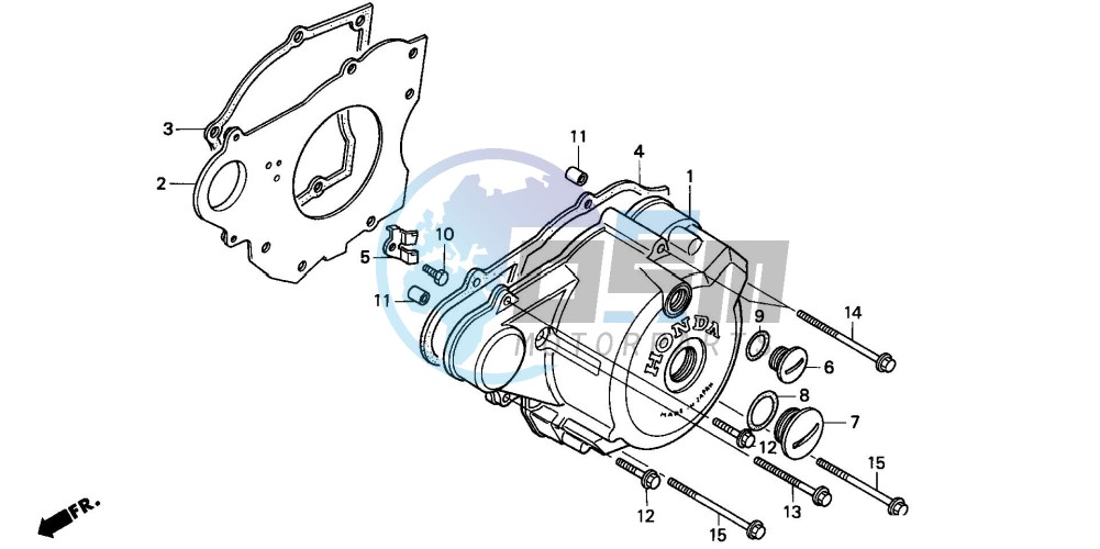 LEFT CRANKCASE COVER