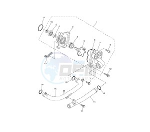 XP T-MAX 530 drawing WATER PUMP