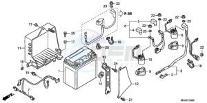 GL1800A UK - (E / MKH) drawing BATTERY