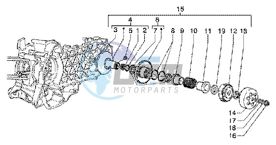 Driven pulley